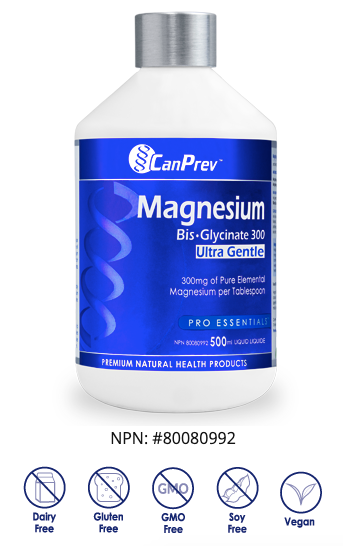 CanPrev Magnesium Bis-Glycinate 300 Ultra Gentle Liquid – Quantum ...