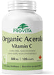 Provita Organic Acerola Vitamin C 120 caps