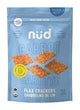 NUD Carrot Flax Crackers