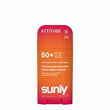 Attitude Sunly Mineral Sunscreen Stick SPF 50 Sun-Kissed Vanilla