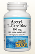 Natural Factors Acetyl-L-Carnitine 500 mg
