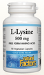 Natural Factors L-Lysine 500 mg