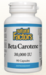 Natural Factors Beta Carotene 30,000 IU