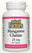 Natural Factors Manganese Chelate 25 mg