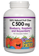 Natural Factors C 500 mg 100% Natural Fruit Chew