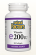 Natural Factors Vitamin E 200 IU · Natural Source