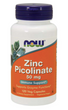 NOW Zinc Picolinate 50 mg Veg Capsules