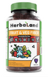 HerbaLand Fruit, Veg & Fiber Gummies for Kids (Sugar Free)