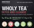 Innotech Wholy Tea Detox and Cleanse 30 Day Supply