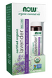 NOW Lavender Essential Oil Blend - Organic Roll-On
