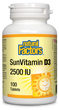 Natural Factors SunVitamin D3 Tablets 2500IU